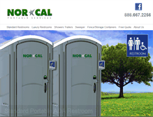 Tablet Screenshot of norcalportableservices.com